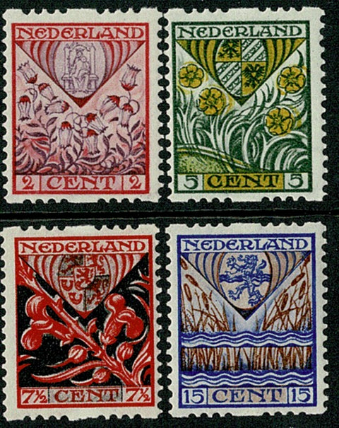 Kinderpostzegels 1927 met Roltanding