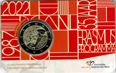 Nederland Coincard 2022 - Erasmus