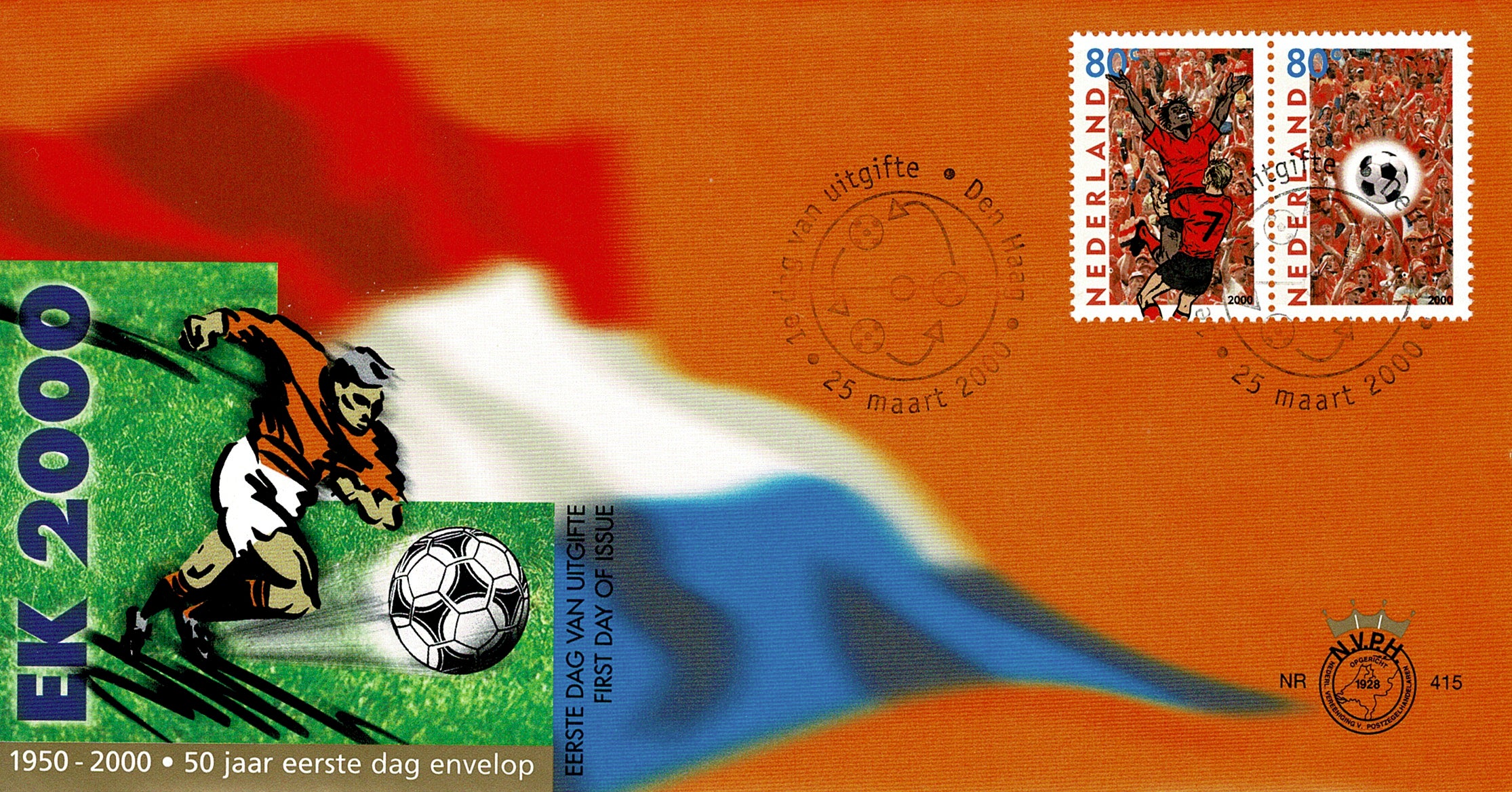 188889E415 EK Voetbal Nederland 2000 hollandsglorie
