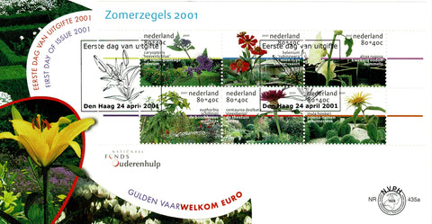 1973-E435a Zomerzegels Blok Nederland 2001