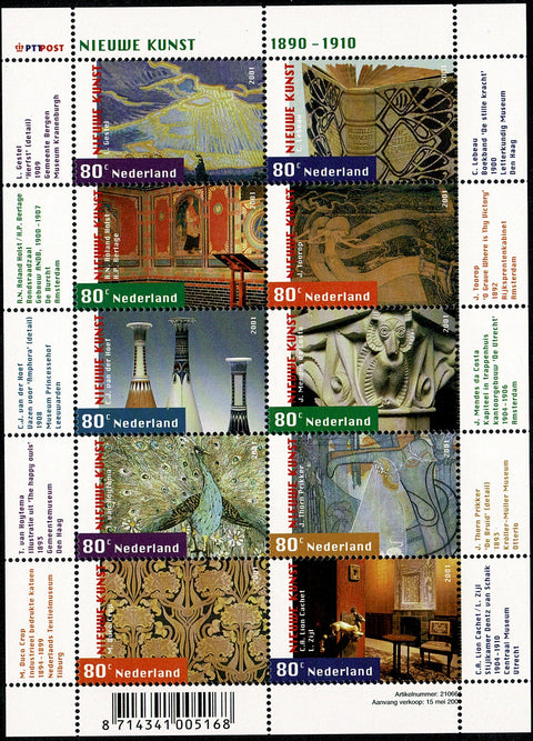 1974-83V Nieuwe Kunst Vel Nederland 2001