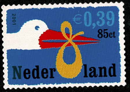 1985 Geboortezegel Nederland 2001