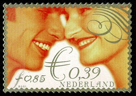 1986 Huwelijkszegel Nederland 2001