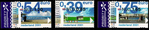 1991-93 Eurozegels Nederland 2001