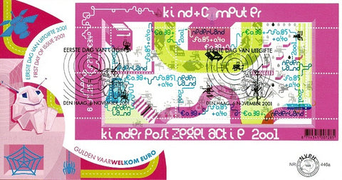 2013-E446a Kinderpostzegels Blok Nederland 2001