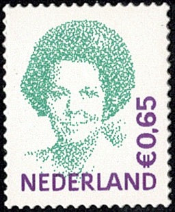2040A Beatrixzegel, Groen/Violet 0,65 Nederland 2002