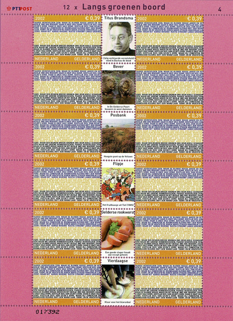 2068V Provinciezegels Vel Gelderland - Nederland 2002