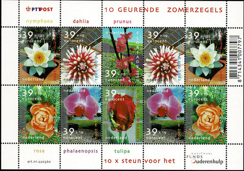 2077-82V Zomerzegels Vel Nederland 2002