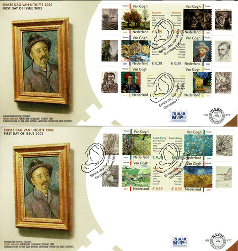 2142-51-E477 Vincent van Gogh Vel (II) Nederland 2003