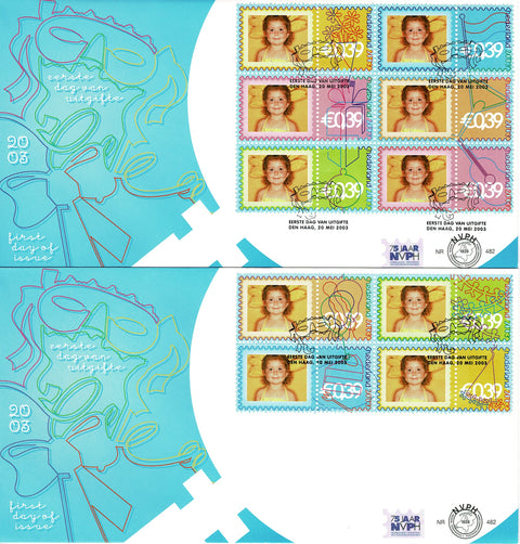 2172-81-E482 Persoonlijke Postzegels Feest Nederland 2003