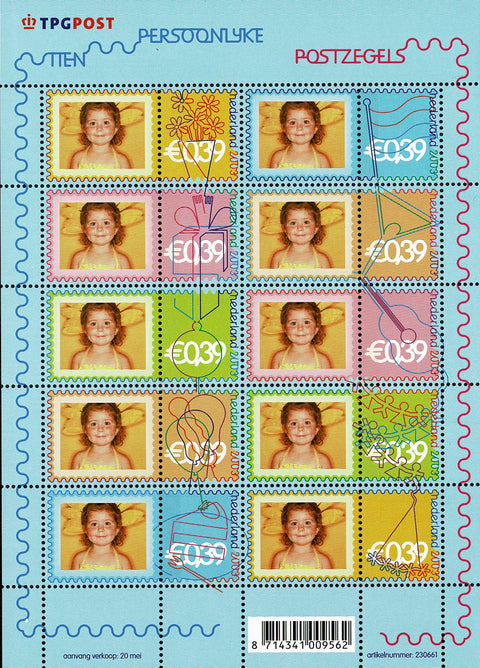 2172-81V Persoonlijke Postzegels Feest Nederland 2003
