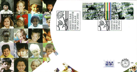 2196-97-E486 Nelson Mandela 85 jaar Nederland 2003