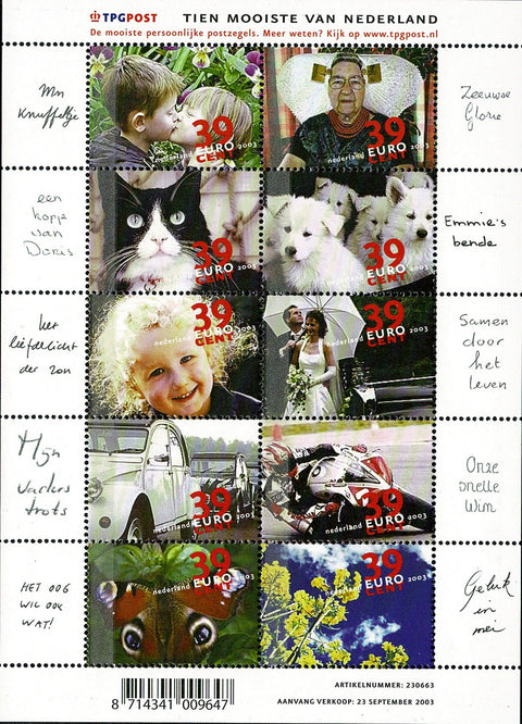 2199-08V Tien Mooiste van Nederland 2003