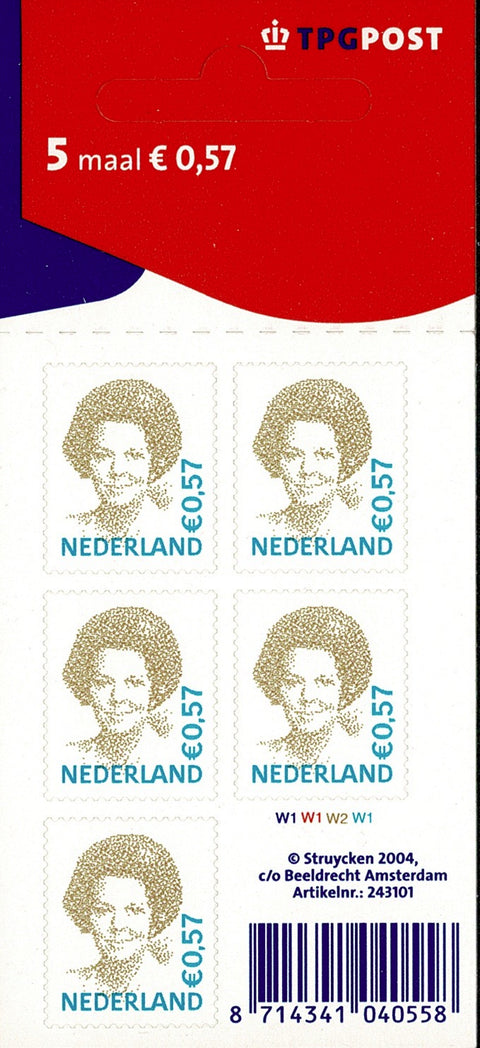 2244Va Beatrixzegel Vel (0,57) Nederland 2004