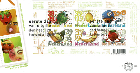 2295-E505 Kinderzegels Blok Nederland 2004
