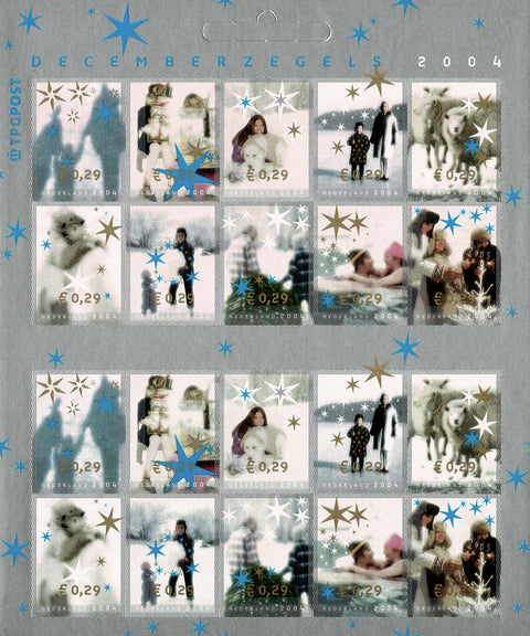 2296-05V Decemberzegels Vel Nederland 2004