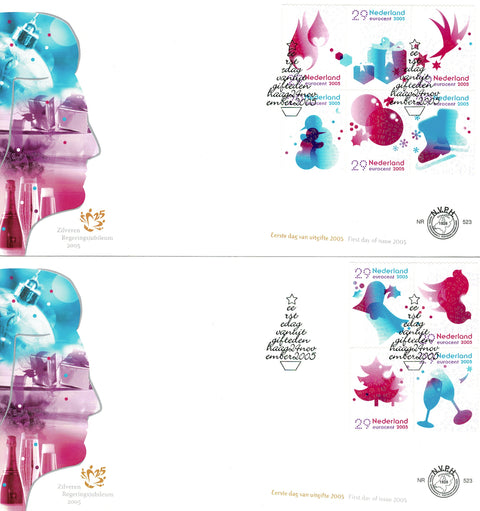 2371-80-E523 Decemberzegels Nederland 2005