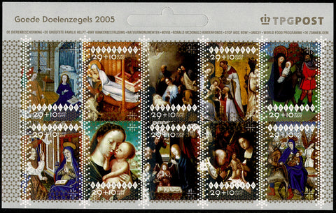 2381-90 Goede Doelen Decemberzegels Nederland 2005
