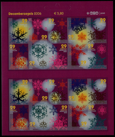 2446-55V Decemberzegels Vel Nederland 2006