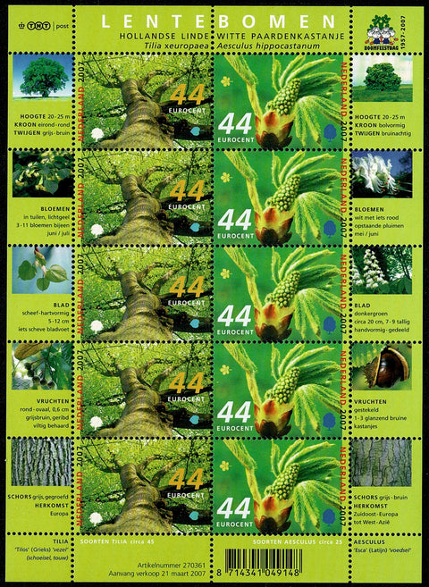 2493-94V Bomen in de Lente Vel - Nederland 2007