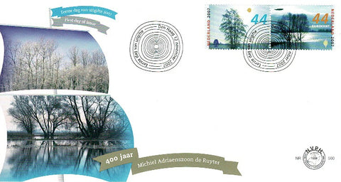 2528-29-E560 Bomen in de Winter - Nederland 2007