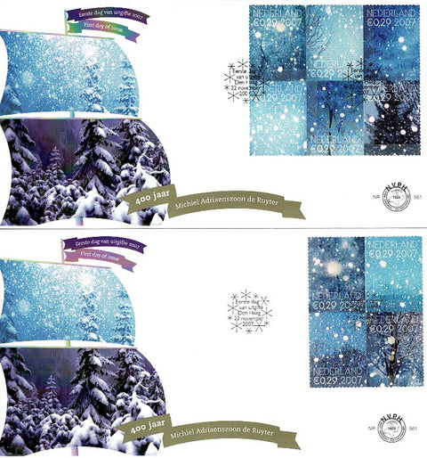 2530-39-E561 Decemberzegels - Nederland 2007