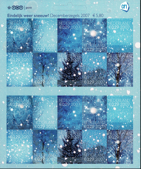 2530-39Va Decemberzegels Vel (AH)- Nederland 2007