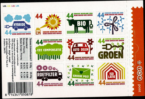 2550-59V 10 Voor Nederland, Denk groen doe groen 2008