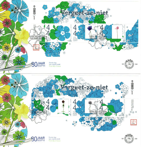 2566-67-E568 Zomerzegels Vergeet ze niet - Nederland 2008