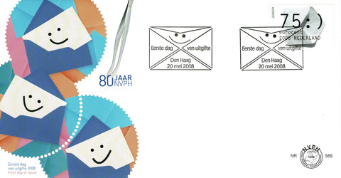 2570-E569 Europazegel, de brief - Nederland 2008