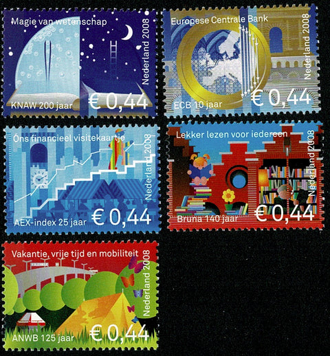 2571-75 Jubileum Postzegels - Nederland 2008