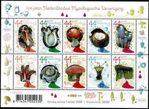 2593-02V 100 Jaar Nederlandse Mycologische Vereniging - Nederland 2008