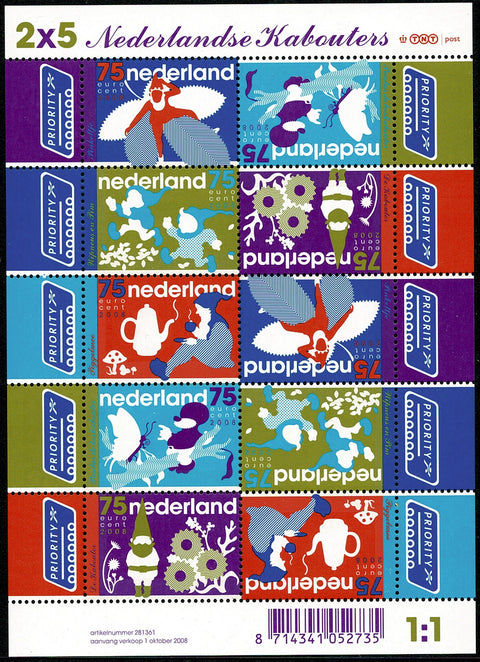 2603-07V Nederlandse Kabouters Vel - Nederland 2008