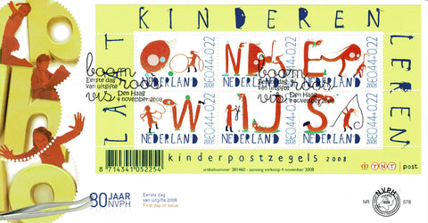 2608-E578 Kinderpostzegels - Nederland 2008