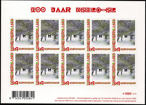 2619V 100 Jaar KNBLO Vel - Nederland 2008
