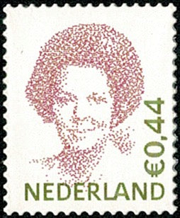 2467A Beatrix zegel (roze) Nederland 2009