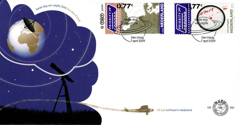 2639-40-E585 Europazegels Sterrenkunde - Nederland 2009