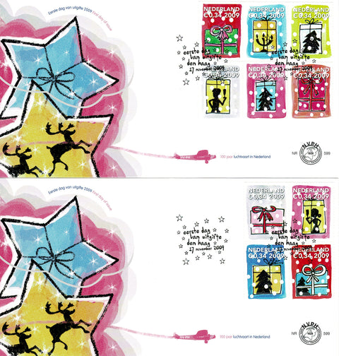 2684-93-E599 Decemberzegels Nederland 2009