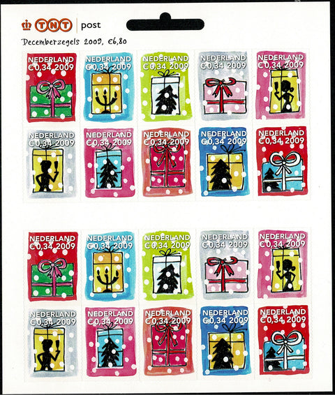 2684-93V Decemberzegels Vel (TNT) Nederland 2009