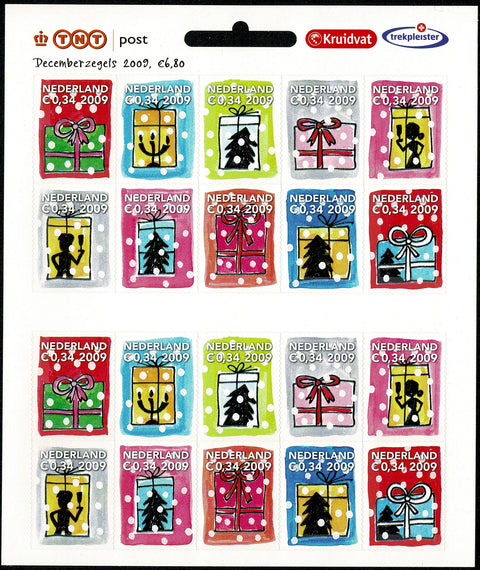 2684-93Va Decemberzegels Vel (Kruidvat/Trekpleister) Nederland 2009