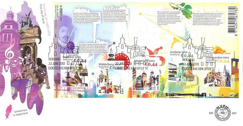 2719E607 Verzamelblok Mooi Nederland 2010