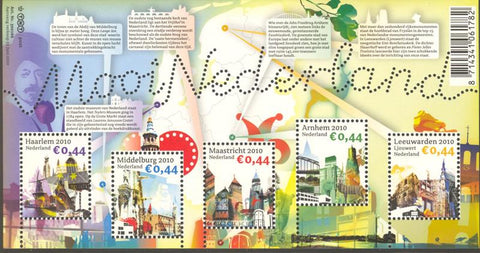 2719 Verzamelblok Mooi Nederland 2010