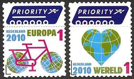 2742-43 Europa en buiten Europa Nederland 2010