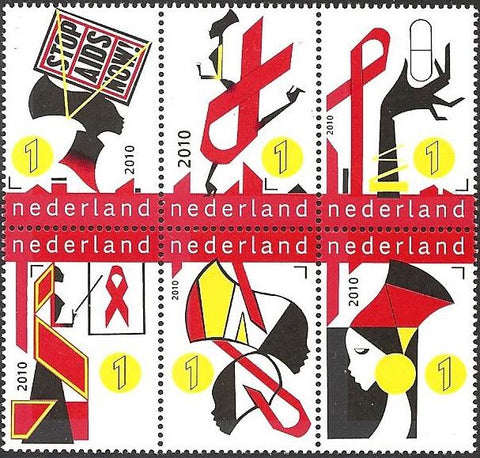 2770-75 Stop AIDS now Nederland 2010