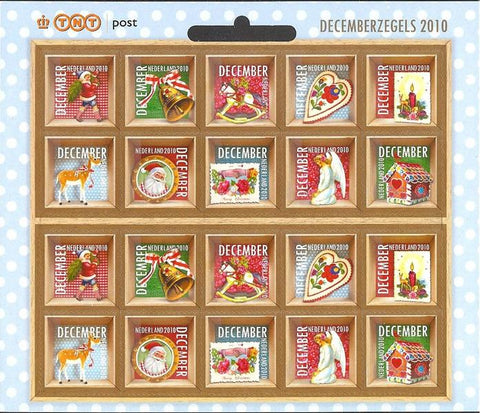 2778-87V Decemberzegels Vel Nederland 2010