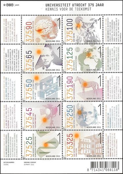 2792-01 375 Jaar Universiteit Utrecht Nederland 2011
