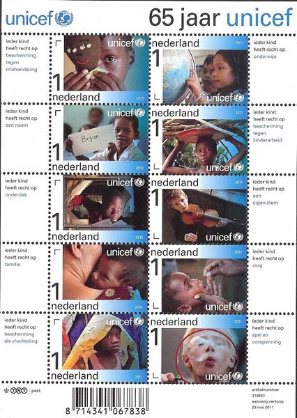 2823 Unicef 65 Jaar Nederland 2011