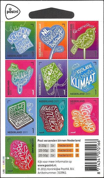 2856-65 Nederland 1 Groen 2011