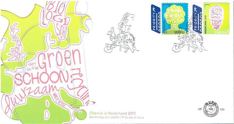 2866E635 Europa 1 Groen en Wereld 1 Groen Nederland 2011