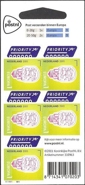 2866V Europa Groen Vel Nederland 2011